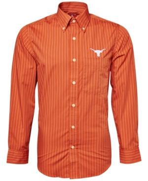 Antigua Men's Long-sleeve Texas Longhorns Button-down Shirt