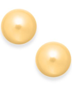 Charter Club Silver-tone Imitation Pearl (12mm) Stud Earrings, Created For Macy's