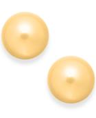 Charter Club Silver-tone Imitation Pearl (12mm) Stud Earrings, Created For Macy's