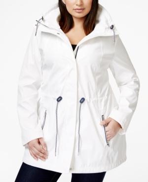 Jessica Simpson Plus Size Contrast Hooded Anorak Jacket