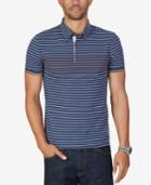 Nautica Men's Slim-fit Striped Polo