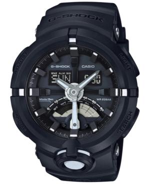 G-shock Men's Analog-digital Black Resin Strap Watch 49x58mm Ga500-1a