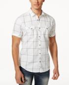 Inc International Concepts Windowpane Short-sleeve Shirt, Only At Macy's
