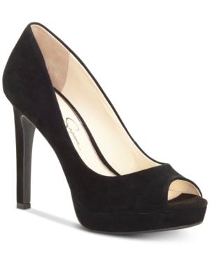 Jessica Simpson Dalyn Peep-toe Platform Pumps Women's Shoes