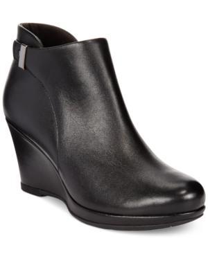 Clarks Collections Women's Camryn Fiona Wedge Booties Women's Shoes