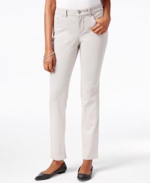 Charter Club Skinny Ankle Jeans, Embellished Pocket