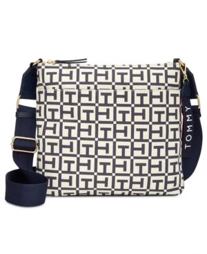 Tommy Hilfiger Classic Logo Canvas Small Crossbody