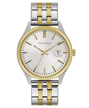 Caravelle New York By Bulova Men's Two-tone Stainless Steel Bracelet Watch 41mm