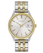 Caravelle New York By Bulova Men's Two-tone Stainless Steel Bracelet Watch 41mm