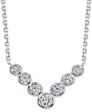 Sirena Energy Diamond Frontal Necklace (1/4 Ct. T.w.) In 14k White Or Yellow Gold