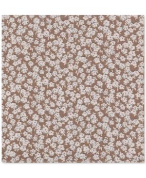 Tommy Hilfiger Men's White Flower Print Pocket Square