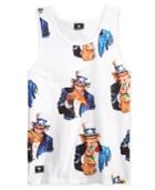 Lrg Men's Uncle Sammy Graphic-print Tank