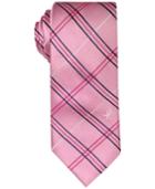 Susan G. Komen Men's Plaid Tie & Lapel Pin Set