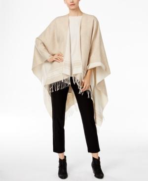 Eileen Fisher Wool-blend Serape Poncho