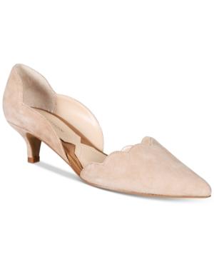 Adrienne Vittadini Serene Scalloped Kitten-heel Pumps Women's Shoes