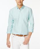 Club Room Men's Romsey Striped Long-sleeve Shirt, Only At Macy's