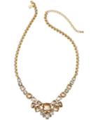 Kate Spade New York Gold-tone Pink Stone Frontal Necklace