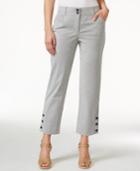 Charter Club Seersucker 3-button Capri Pants, Only At Macy's