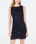 Jump Juniors' Sleeveless Sequin Lace Dress