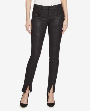 William Rast Snake-embossed Skinny Moto Pants