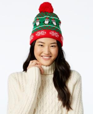 Planet Gold Juniors' Light-up Penguin Beanie Hat