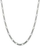 Giani Bernini Figaro Necklace In Sterling Silver, Only At Macy's
