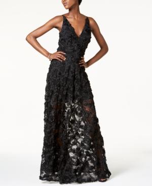 Xscape Floral Lace Gown