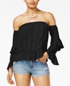 American Rag Juniors' Off-the-shoulder Top, Created For Macy's