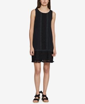Sanctuary Alicia Boheme Embroidered Fringe-hem Dress