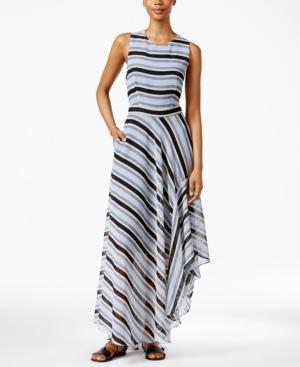 Rachel Rachel Roy Striped Open-back Maxi Dress
