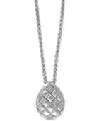 Effy Balissima Diamond Accent Teardrop Pendant Necklace In Sterling Silver