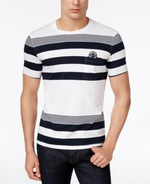 Armani Exchange Men's Striped Pocket T-shirt