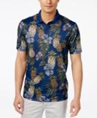 Tasso Elba Men's Pineapple Polo Shirt, Only At Macy's