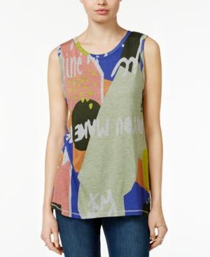Rachel Rachel Roy Printed Muscle Tank Top