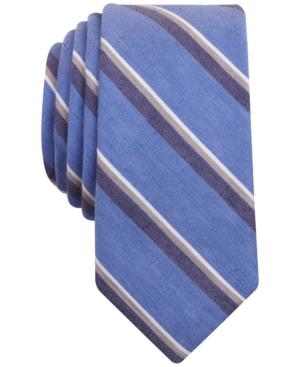 Bar Iii Men's Oslo Stripe Skinny Tie, Only At Macy's