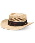 Greg Norman For Tasso Elba Straw Golf Hat