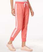 Jessica Simpson The Warm Up Logo Cropped Jogger Pants, Created For Macy's