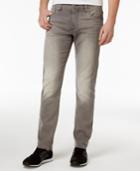 Armani Exchange Men's Straight-fit Stretch Gray Jeans