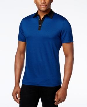 Alfani Men's Davis Geometric-print Polo, Only At Macy's