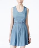 American Rag Denim Fit & Flare Dress, Only At Macy's