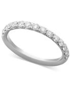 Pave Diamond Band Ring In 14k Gold Or White Gold (1/2 Ct. T.w.)