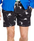 Polo Ralph Lauren Swordfish-print Traveler Swim Shorts