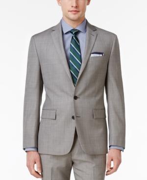 Ryan Seacrest Distinction Men's Slim-fit Medium Gray Jacket, Only At Macy's