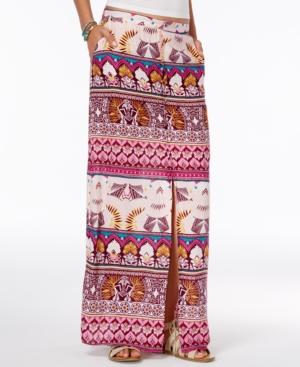 Roxy Juniors' Lover Of The Sun Printed Maxi Skirt