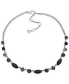 Dkny Crystal Collar Necklace, 16 + 3 Extender, Created For Macy's
