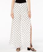 Material Girl Juniors' Printed Side-split Palazzo Pants, Created For Macy's