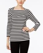 Inc International Concepts Striped Envelope Top, Only At Macy's
