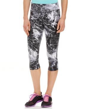 Nike Legendary Dri-fit Marble-print Capri Leggings