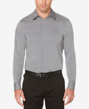 Perry Ellis Men's Dot And Grid Pattern Shirt