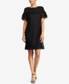 American Living Flutter-sleeve Lace Dress